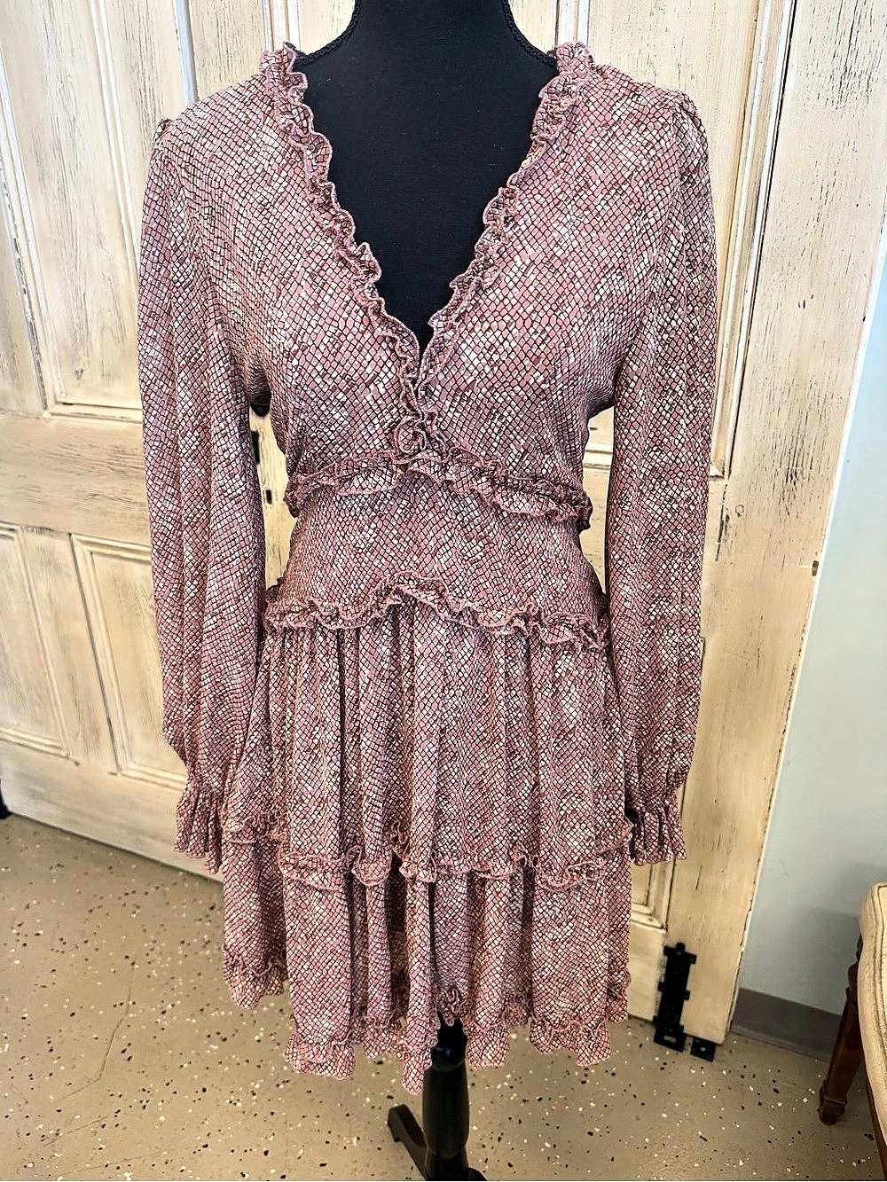 She + Sky Mini Dress Size Small EUC